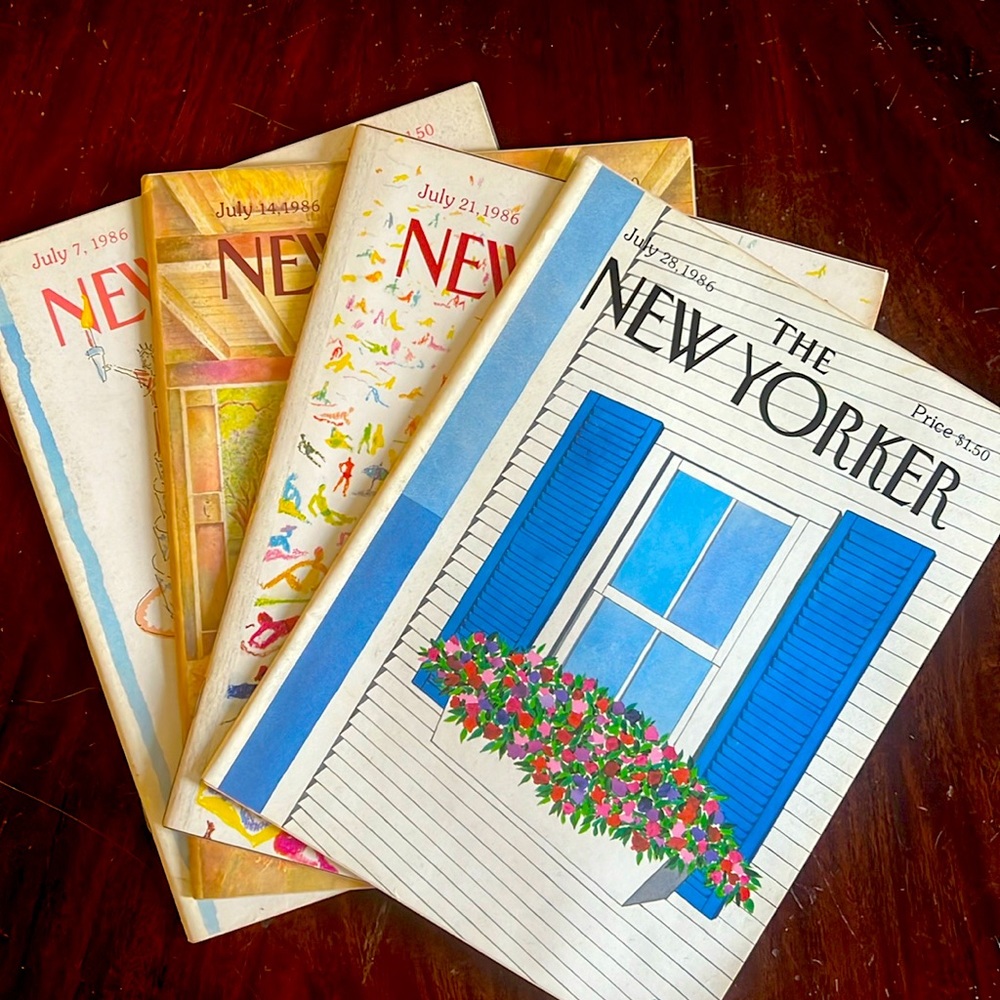 July 1986 all original full New Yorker magazines
